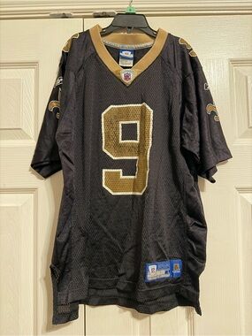 NFL New Orleans Saints Kids #9 Black and Gold Jersey